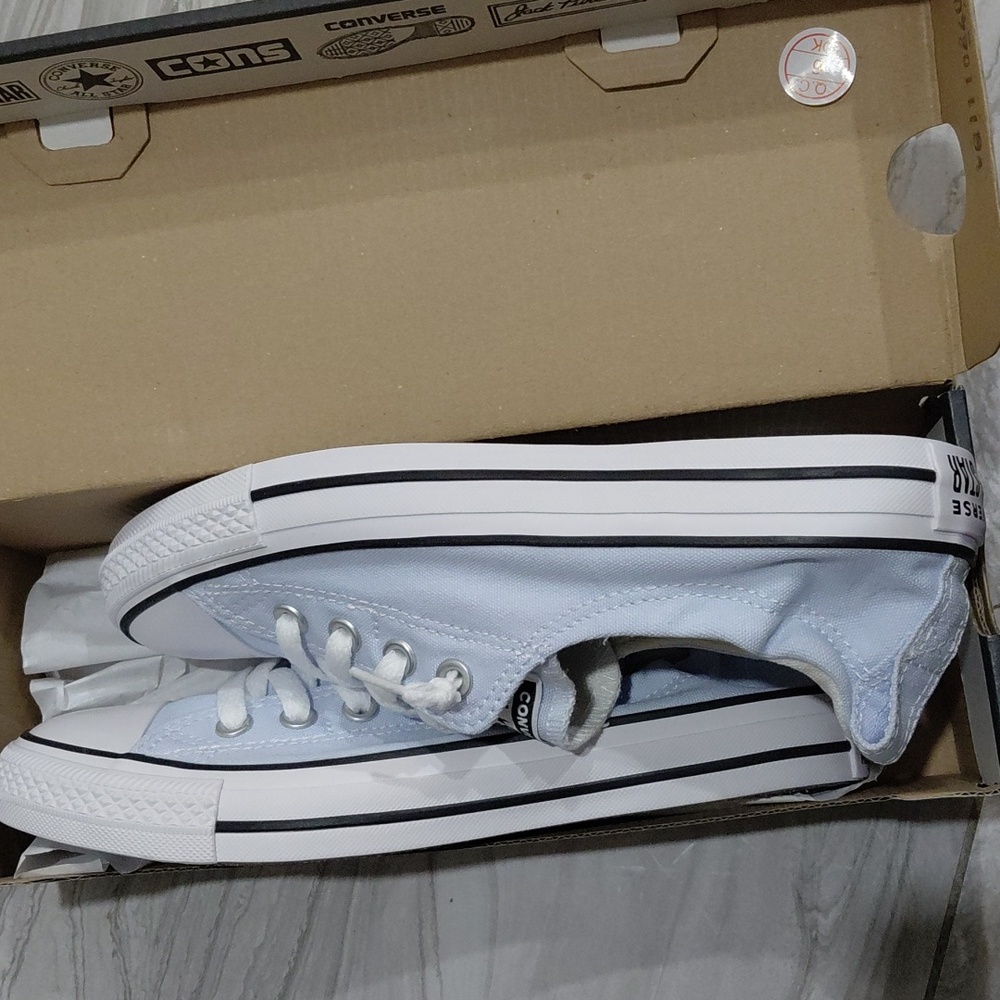 Converse Light Blue Sneakers Last Price - Picture 5 of 8